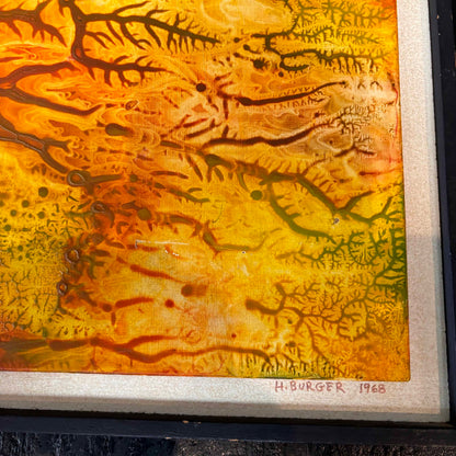 Vintage Framed Art By Harry Burger of LA Titled "1001 Nights #23"