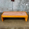 Solid Pine Coffee Table with Onyx Top