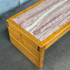 Solid Pine Coffee Table with Onyx Top