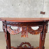 Antique Half Moon Console Table