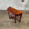 Antique Half Moon Console Table