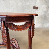 Antique Half Moon Console Table