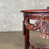 Antique Half Moon Console Table