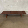 Mid Century Modern Style Slat Bench