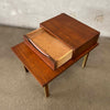 Mid Century Modern Walnut Side Table by American of Martiasville