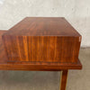 Mid Century Modern Walnut Side Table by American of Martiasville