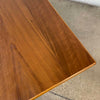 Mid Century Modern Flip Top Teak Dining Table by Vetlanda