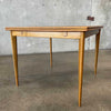 Mid Century Modern Flip Top Teak Dining Table by Vetlanda