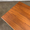 Mid Century Modern Flip Top Teak Dining Table by Vetlanda