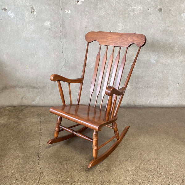 Mid Century Vintage Wood Rocking Chair