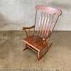 Mid Century Vintage Wood Rocking Chair