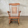 Mid Century Vintage Wood Rocking Chair