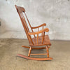 Mid Century Vintage Wood Rocking Chair