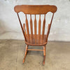 Mid Century Vintage Wood Rocking Chair