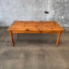 Ethan Allen Farmhouse Pine Dining Table