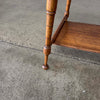 Antique Oak Plantstand Table