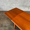 Mid Century Modern Teak Hidden Leaf  Dining Table by Svend Age Madsen