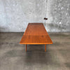 Mid Century Modern Teak Hidden Leaf  Dining Table by Svend Age Madsen