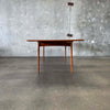 Mid Century Modern Teak Hidden Leaf  Dining Table by Svend Age Madsen