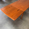 Mid Century Modern Teak Hidden Leaf  Dining Table by Svend Age Madsen