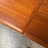 Mid Century Modern Teak Hidden Leaf  Dining Table by Svend Age Madsen