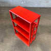 Mid Century Firetruck Red Bookcase