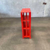 Mid Century Firetruck Red Bookcase