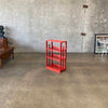 Mid Century Firetruck Red Bookcase