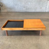 Mid Century Teak Coffee Table With Storage