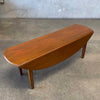 Mahogany Drop Leaf Coffee Table By Kittinger