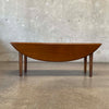 Mahogany Drop Leaf Coffee Table By Kittinger