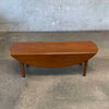 Mahogany Drop Leaf Coffee Table By Kittinger