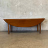 Mahogany Drop Leaf Coffee Table By Kittinger