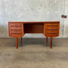 Danish Teak Desk By J. Svenstrup For AP Mobler w/Key