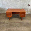 Danish Teak Desk By J. Svenstrup For AP Mobler w/Key