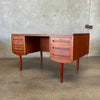 Danish Teak Desk By J. Svenstrup For AP Mobler w/Key