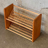 Vintage Wooden CD Rack