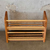 Vintage Wooden CD Rack