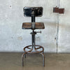 Vintage Metal Industrial Stool