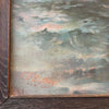 Vintage Tin Ship Framed Art