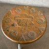 Vintage Tehran Brass Three Legged Foot Warmer Stool