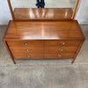 Mid Century Modern Drexel Low Boy Dresser w/ Mirror Counterpoint By John VanKoert