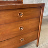 Mid Century Modern Drexel Low Boy Dresser w/ Mirror Counterpoint By John VanKoert