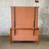 Mid Century Modern Drexel Low Boy Dresser w/ Mirror Counterpoint By John VanKoert