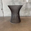 Knoll Side Table By Warren Planter - Bronze Finish & Glass Top