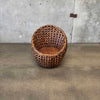 Rattan "Pod" Lounge Chair