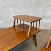 Pair of Mid Century Two-Tier Side Table C. 1960-Pending