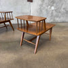 Pair of Mid Century Two-Tier Side Table C. 1960-Pending