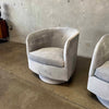 Pair of Milo Baughman Swivel Lounge Chairs For Thayer Coggin