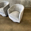 Pair of Milo Baughman Swivel Lounge Chairs For Thayer Coggin